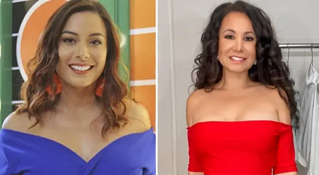 Natalia Salas halaga a Janet Barboza.