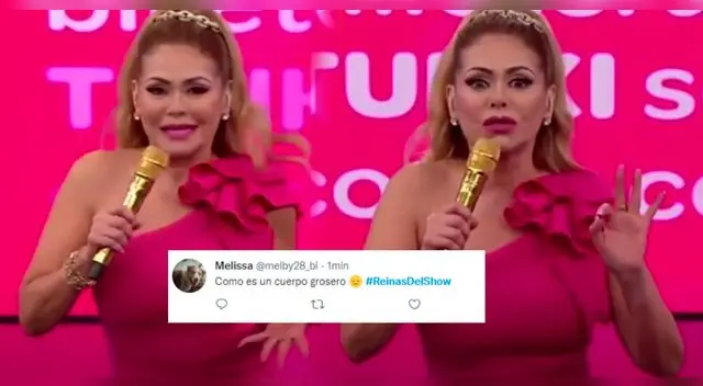 Gisela Valcárcel fue duramente criticada en redes sociales por sus palabras. Gisela Valcárcel fue duramente criticada en redes sociales por sus palabras.