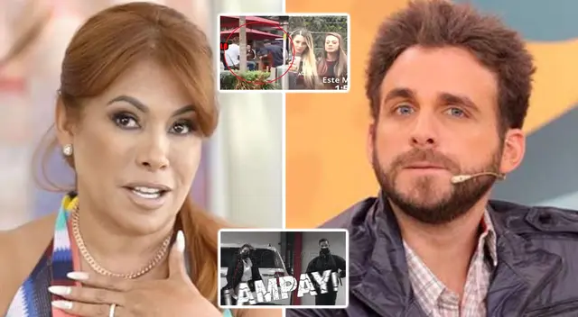 Los conflictos que tuvieron Rodrigo González y Magaly Medina por ampays. Los conflictos que tuvieron Rodrigo González y Magaly Medina por ampays.
