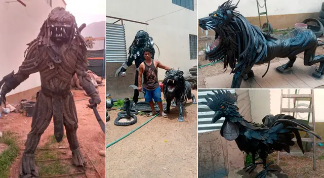 Artista busca con su trabajo contaminar menos el planeta. Artista busca con su trabajo contaminar menos el planeta.