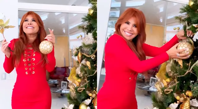 Magaly Medina adelanta la Navidad. Magaly Medina adelanta la Navidad.