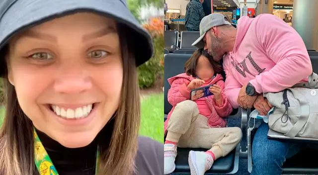 En el viaje no participó la pequeña Lara, aparentemente por los problemas con el padre de la menor, Juan Víctor. En el viaje no participó la pequeña Lara, aparentemente por los problemas con el padre de la menor, Juan Víctor.