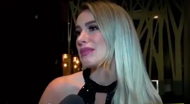 La modelo Jamila Dahabreh asegura que ella no hubiese sacado un comunicado porque son temas privados y le cuesta publicarlos. Foto: Captura Willax TV.