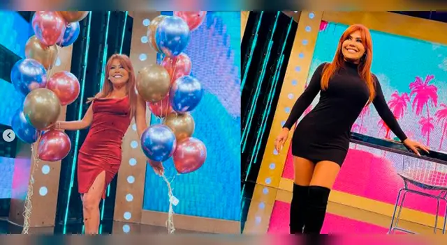 Magaly Medina celebra ser la reina del espectáculo. Magaly Medina celebra ser la reina del espectáculo.