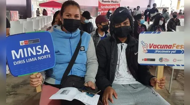 La vacunación en Perú se encuentra en los mayores de 12 años. Foto: Minsa La vacunación en Perú se encuentra en los mayores de 12 años. Foto: Minsa