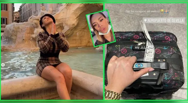 Jossmery Toledo encuentra su maleta y regresa a Perú.
