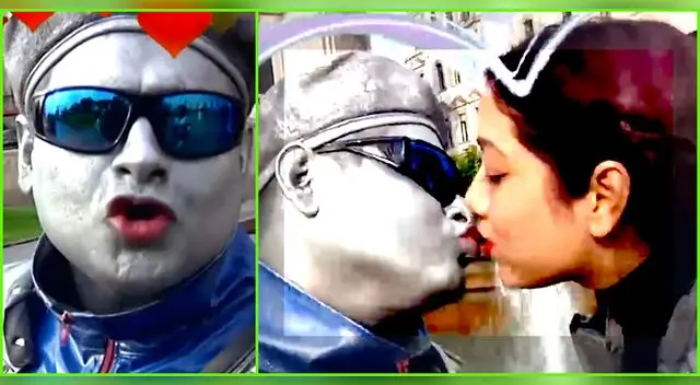 Robotín comparte una sorpresa con Robotina.