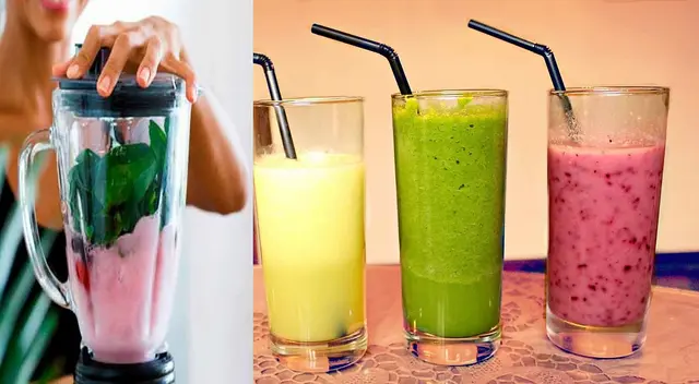 Bebidas para bajar de peso.