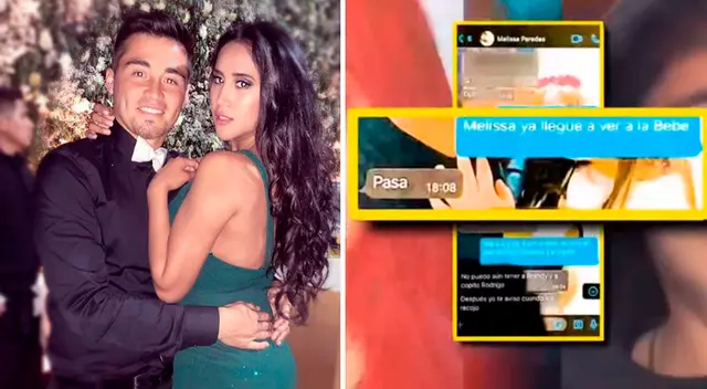 Rodrigo Cuba y Melissa Paredes: un nuevo chat sale a la luz.