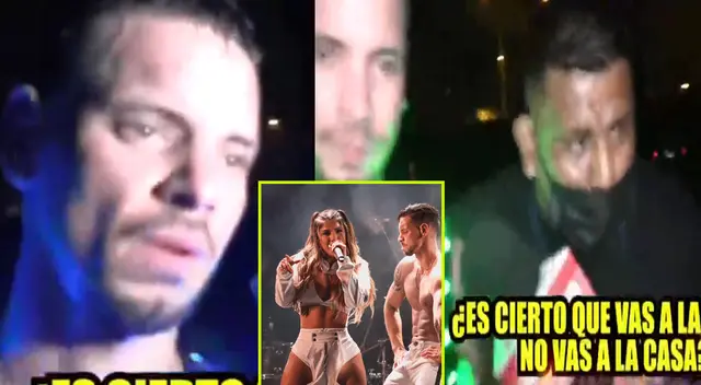 Anthony Aranda es resguardado por seguridad. Anthony Aranda es resguardado por seguridad.