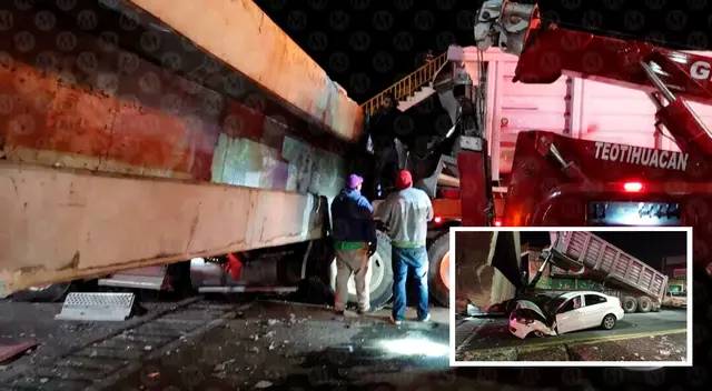 Al parecer la falta de mantenimiento del puente peatonal y el paso de vehículos provocó el colapso. Al parecer la falta de mantenimiento del puente peatonal y el paso de vehículos provocó el colapso.