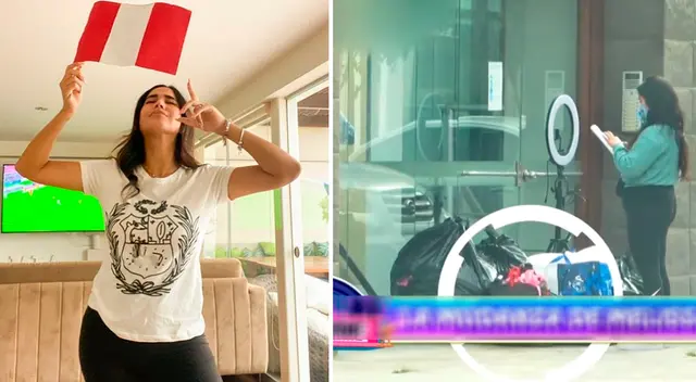 Melissa Paredes terminó de recoger sus pertenencias de su última casa.