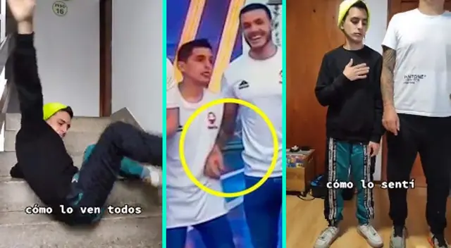 Daniel Menacho se ríe de lo rico con empujón que se convirtió el viral. Daniel Menacho se ríe de lo rico con empujón que se convirtió el viral.