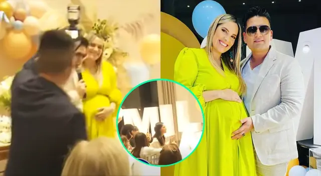 Deyvis Orosco y Cassandra Sánchez sorprendieron a los invitados a su baby shower al develar que su pequeño no se llamará cómo muchos creían. Deyvis Orosco y Cassandra Sánchez sorprendieron a los invitados a su baby shower al develar que su pequeño no se llamará cómo muchos creían.