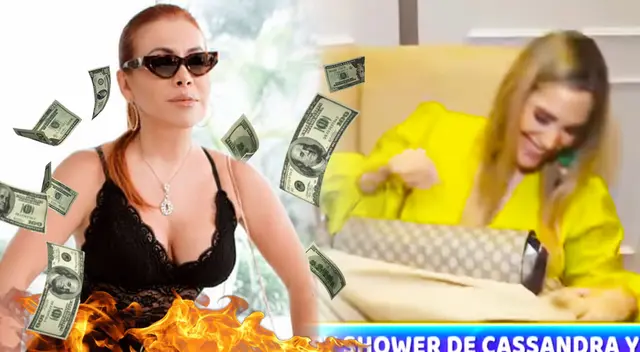 Magaly Medina rompió el chanchito y da regalazo al bebé de Cassandra y Deyvis.