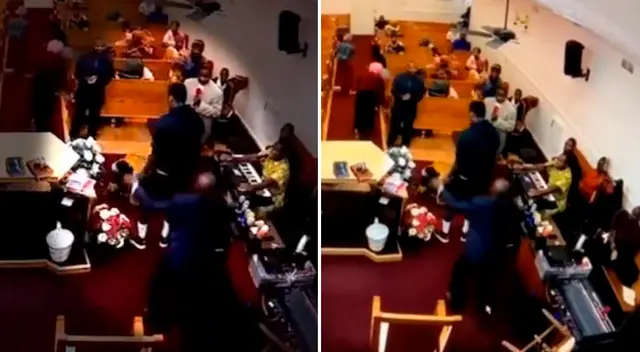 El agresor fue detenido y  afirmó ser Jesucristo.