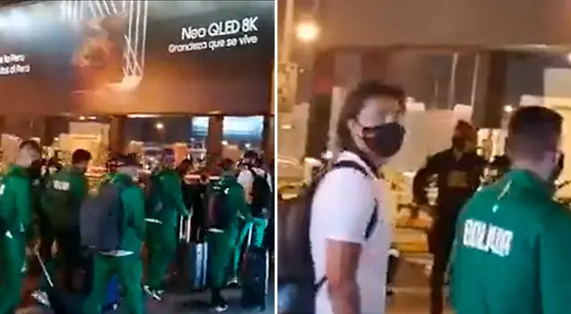 Selección de Bolivia llegó a Lima.