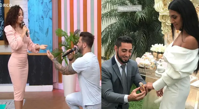 Nicola Porcella le pide matrimonio a Janet Barboza como parodia de Vania Bludau y su exnovio. Nicola Porcella le pide matrimonio a Janet Barboza como parodia de Vania Bludau y su exnovio.