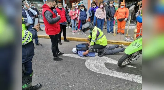 Sujeto fue trasladado a la comisaría Sujeto fue trasladado a la comisaría