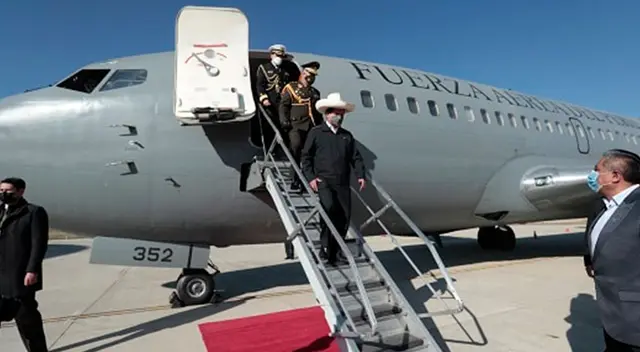 Pedro Castillo anuncia que venderá el avión presidencial.