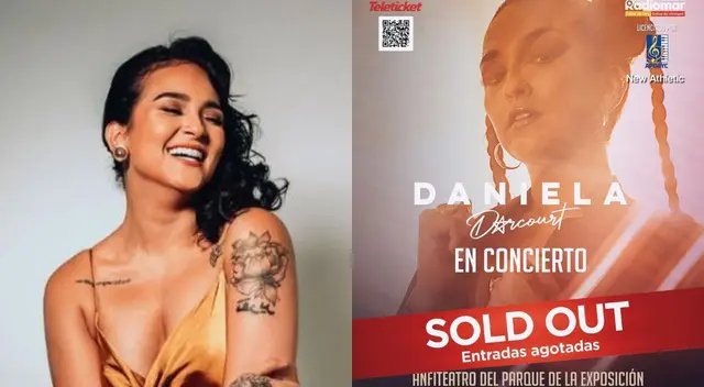 Daniela Darcourt se presentará en los próximos días en el parque de la exposición y ahora ya no quedan entradas para su presentación.
