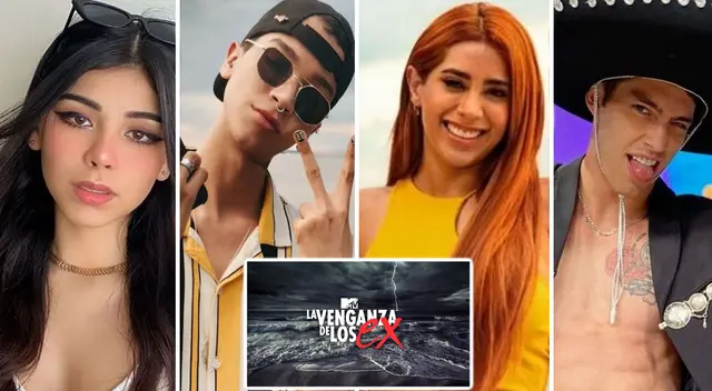 Los integrantes de La venganza de los ex. Los integrantes de La venganza de los ex.