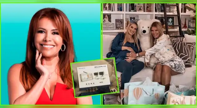 Magaly Medina sorprende a Cassandra con regalo fuera de lo común.