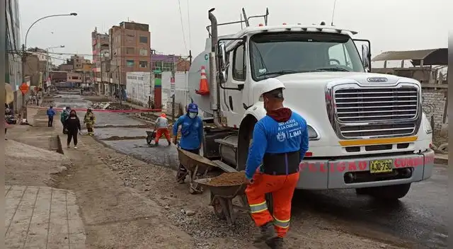 Derrame de petróleo generó gran alarma a los vecinos del jirón Ascope.