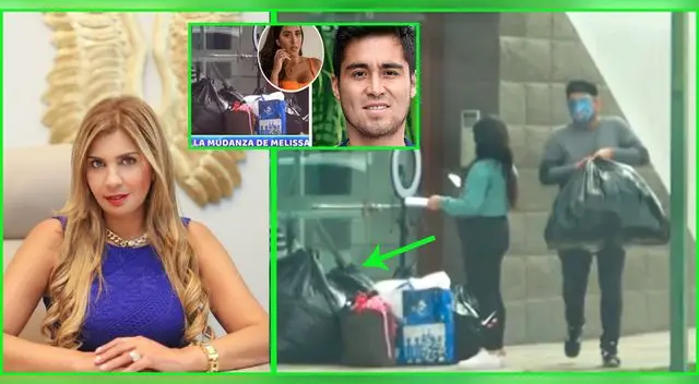 Patricia Simon arremete contra Rodrigo Cuba dejando entrever que fue él quien puso toda la ropa de Melissa en bolsas de basura.