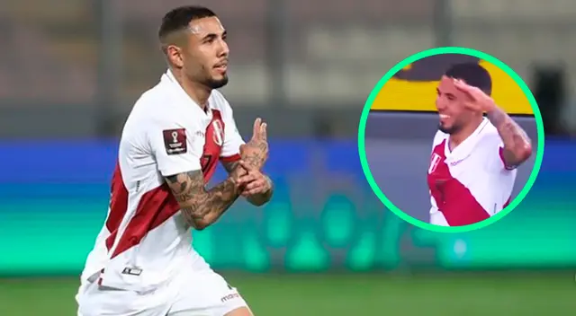 El 7 de la Bicolor fue corriendo a celebrar junto al resto de sus compañeros, pero al ir con Cueva celebró diferente. El 7 de la Bicolor fue corriendo a celebrar junto al resto de sus compañeros, pero al ir con Cueva celebró diferente.