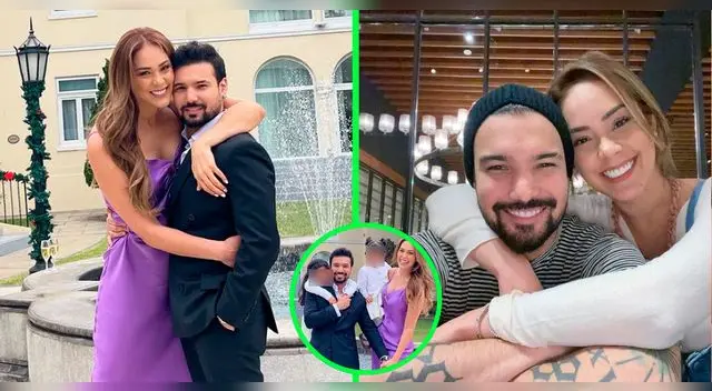 Karen Schwarz y Ezio Oliva lucieron felices pese a las críticas.