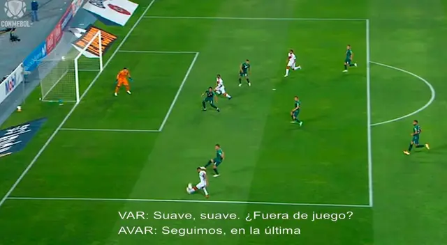 Conmebol compartió en su canal de YouTube la polémica del Perú vs. Bolivia: si debía anular o no el gol a Lapadula.