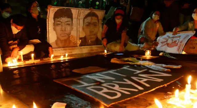 Once policías involucrados en la muerte de Inti Sotelo y Bryan Pintado, no se salvarán de la justicia. Once policías involucrados en la muerte de Inti Sotelo y Bryan Pintado, no se salvarán de la justicia.