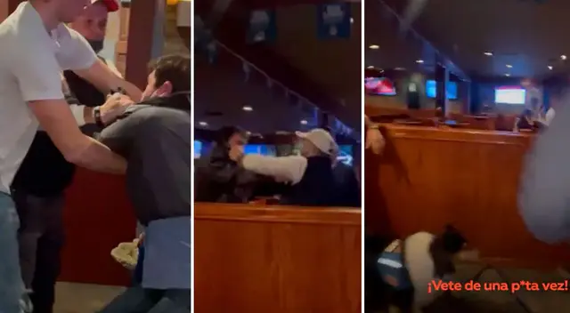 En el video se aprecia el momento en el que el joven forcejea y grita muy alterado. En el video se aprecia el momento en el que el joven forcejea y grita muy alterado.