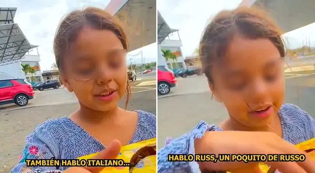 La menor contó que sabe hablar español, italiano, francés y ruso. La menor contó que sabe hablar español, italiano, francés y ruso.