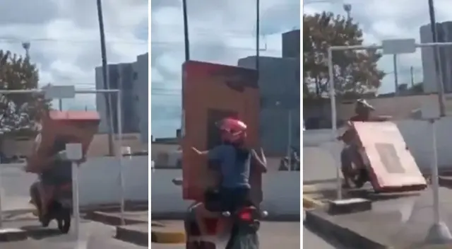 Jóvenes son virales porque se les cayó el televisor que compraron hace pocos minutos. Jóvenes son virales porque se les cayó el televisor que compraron hace pocos minutos.