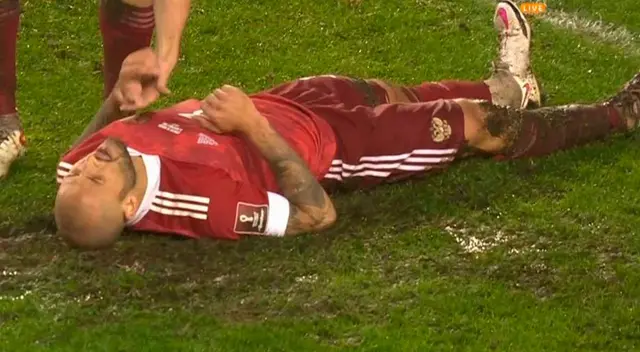 Fedor Kudryashov lamenta el autogol ante Croacia Fedor Kudryashov lamenta el autogol ante Croacia