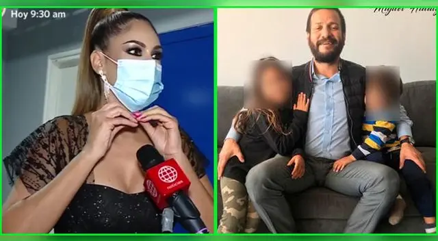 Tilsa Lozano emocionada por las palabras de su expareja, Miguel Hidalgo.