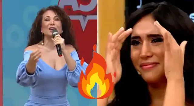 Janet Barboza recordó el paso de Melissa Paredes por Reinas del Show y no pudo dejar de bromear sobre su salida.
