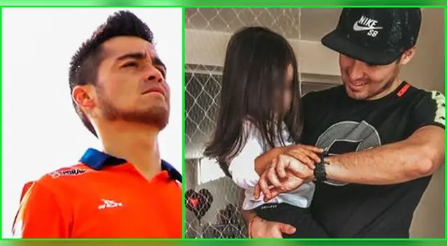 Rodrigo Cuba pasa tiernos momentos al lado de su hija.