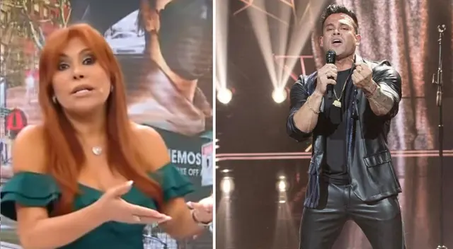 Magaly Medina sobre Christian Domínguez en El artista del año. Magaly Medina sobre Christian Domínguez en El artista del año.