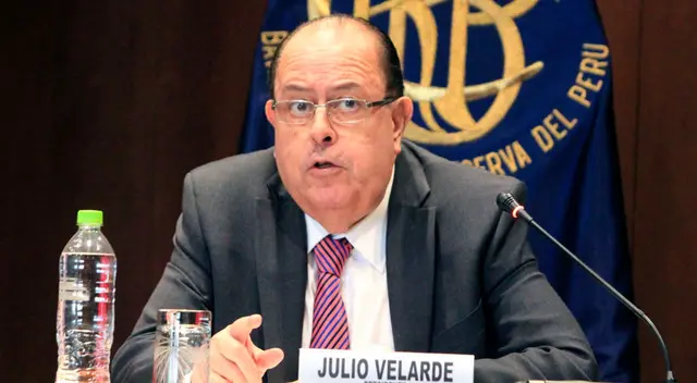 Julio Velarde, presidente del Banco Central de Reserva. Julio Velarde, presidente del Banco Central de Reserva.