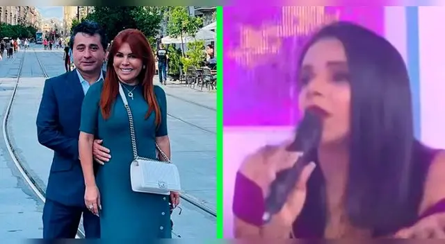 La cantante aprovechó una entrevista en Amor y fuego para revelar detalles inéditos de su relación con el esposo de Magaly.