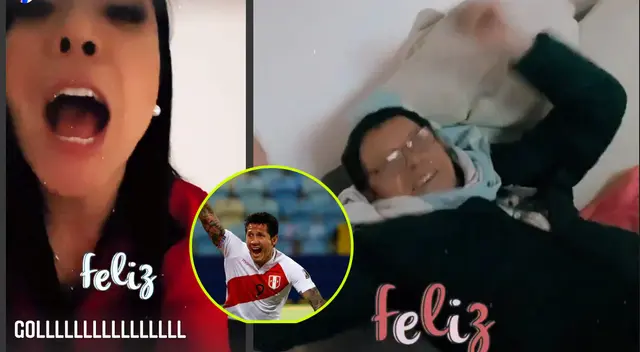 Tula Rodríguez celebra gol de Lapadula. Tula Rodríguez celebra gol de Lapadula.