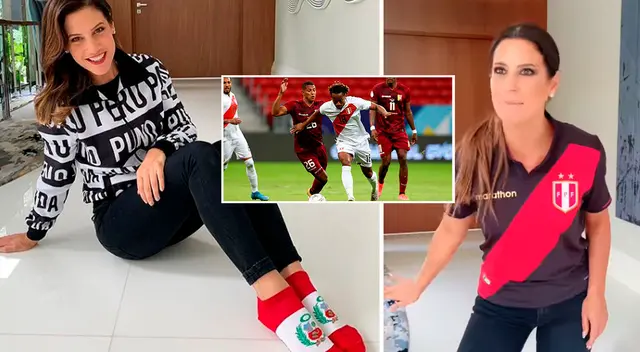 María Pía Copello festejó la victoria de la selección.