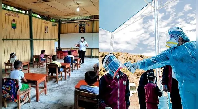 Hay colegios principalmente de zonas rurales que ya están con clases semipresenciales.
