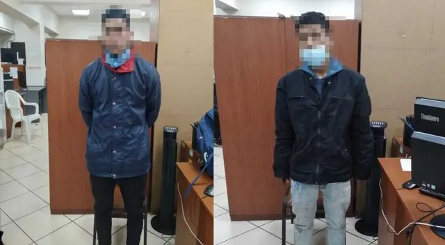 Dictan prisión para los obreros Halmar Alejandro Vergaray Sabino y Oscar Yoel Hurtado Ruiz por asaltar a un sereno de Los Olivos