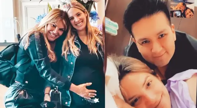 Jessica Newton feliz por su hija tras nacimiento de su bebé.