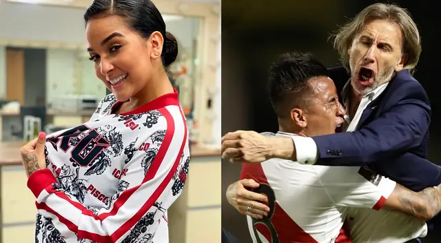 Daniela Darcourt feliz por buen momento de Christian Cueva en la selección peruana de fútbol. Daniela Darcourt feliz por buen momento de Christian Cueva en la selección peruana de fútbol.