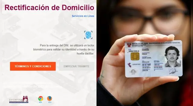 El cambio de domicilio de tu DNI puede tardar de 10 a 15 días hábiles.